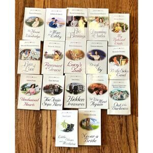 Heartsong Presents, Christian Romance Novel Paperback Lot Bundle Of 17